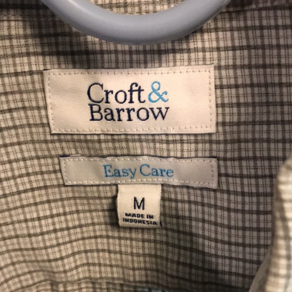 Croft & Barrow Men's Short Sleeve Button Shirt, Medium - Picture 2 of 6
